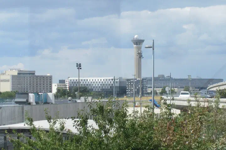 Paris Charles de Gaulle Airport Air traffic Control Tower in Roissy-en-France, France