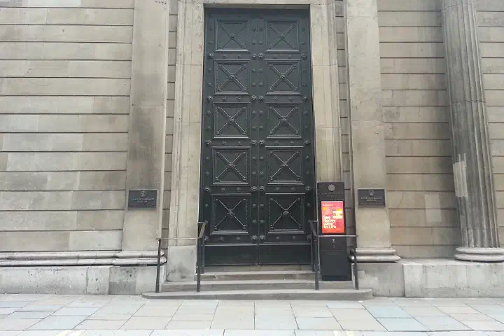 Bank of England Museum main entrance