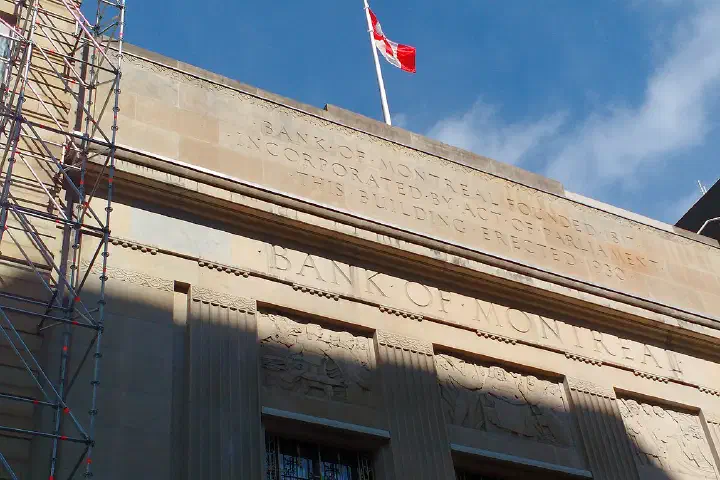 Former Bank of Montreal building, seen from Sparks Street in Ottawa