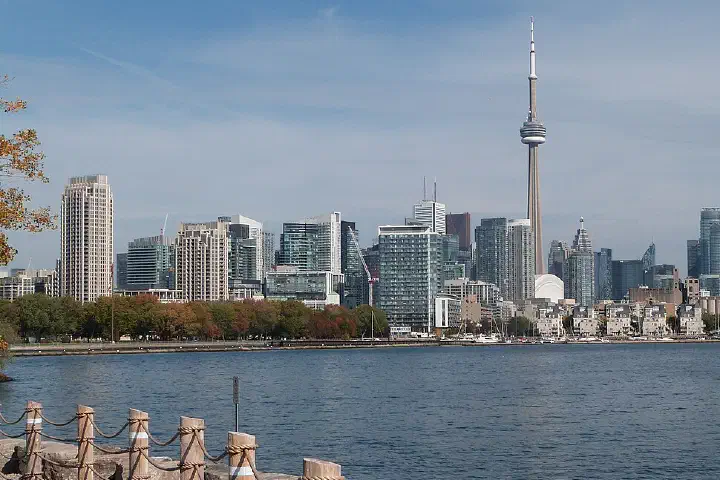 Iconic skyline of Toronto, Canada's largest city