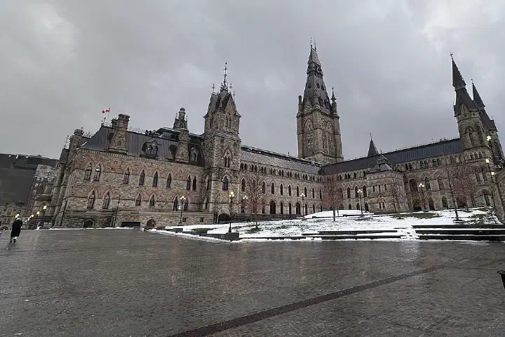 Parliament Hill Building in Ottawa, ON