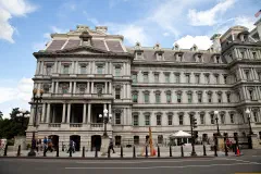 The Eisenhower Executive Office Building, next to the White House