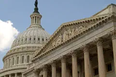 The Senate side of the U.S. Capitol's East Front.
