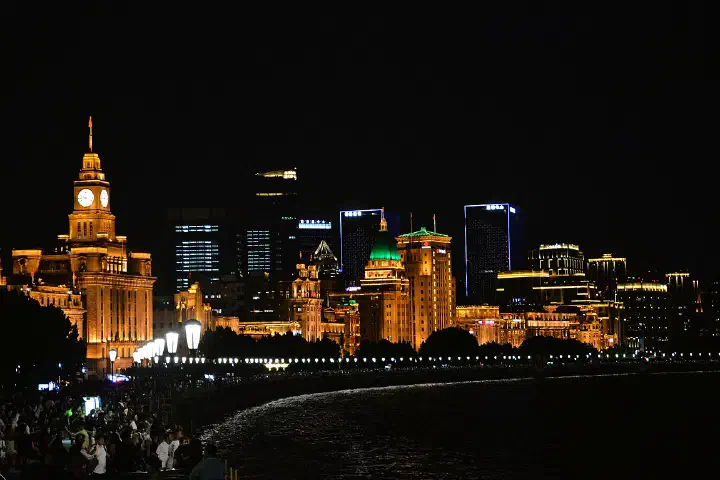 Bund at night Shanghai