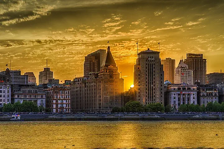 Sunset - the Bund, Shanghai