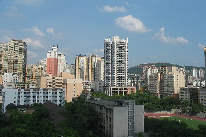 The skyline of Shapingba