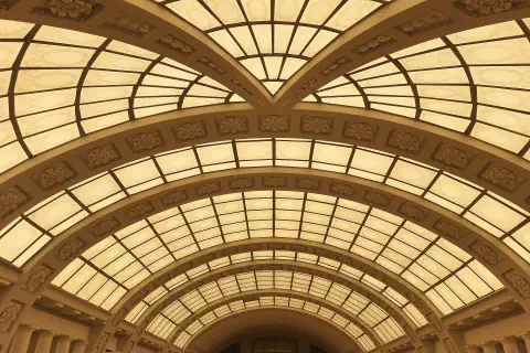 A department store atrium
