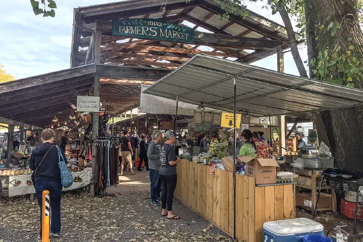 Ithaca Farmers Market, Steamboat Landing, Ithaca, NY