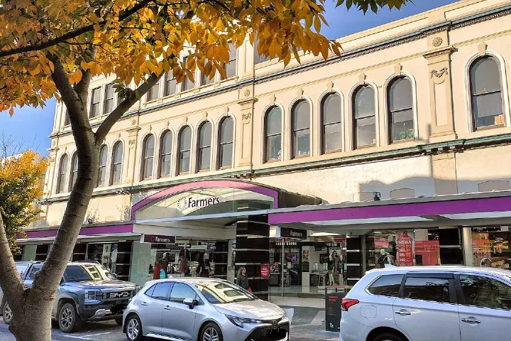 Farmers Dunedin department store on George Street
