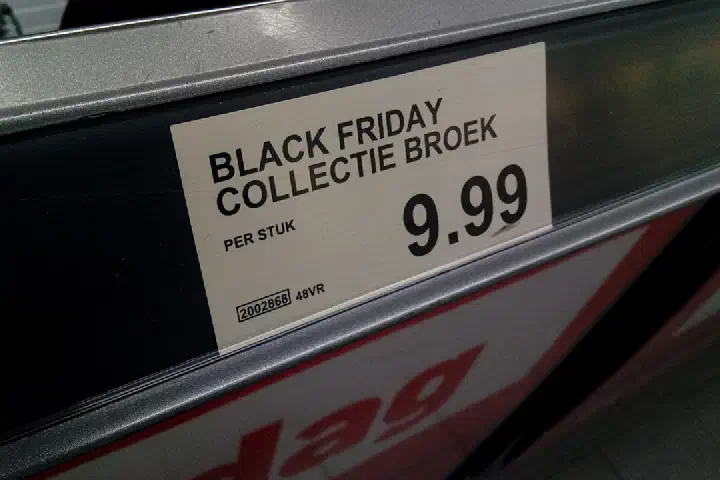 Special ALDI-branded clothes for Black Friday, that are located in the Groninger city of Winschoten, Oldambt