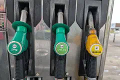 A gas pump in Lannion.
