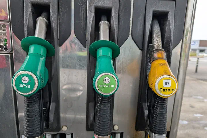 Gas pump in Lannion
