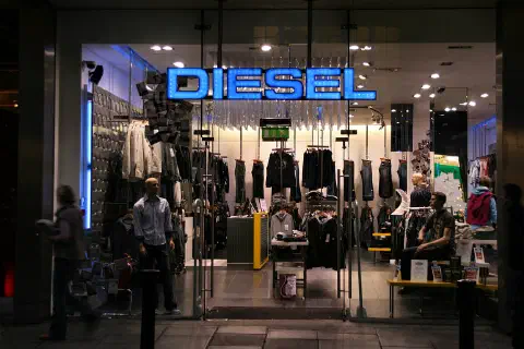 Diesel fashion store in Dublin, Ireland