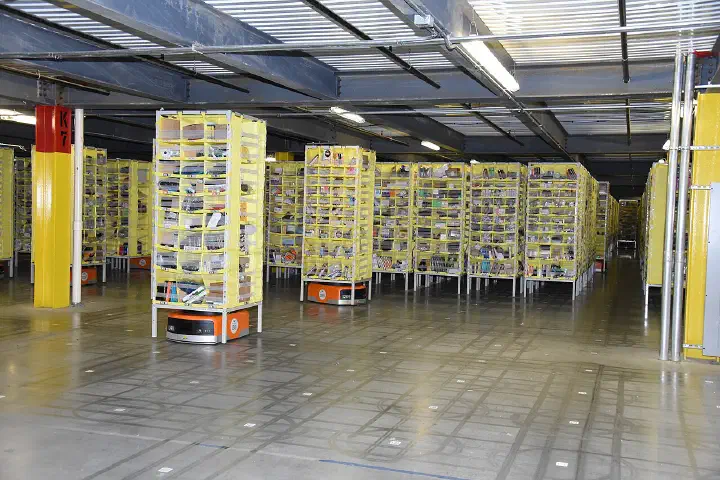 Governor Hogan Tours Amazon Fulfillment Center by Joe Andrucyk at 2010 Broening Hwy, Baltimore MD 21224