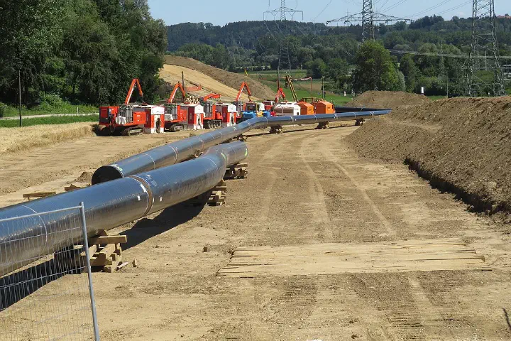 Gas Pipeline Forchheim–Finsing, Bauarbeiten bei Zolling
