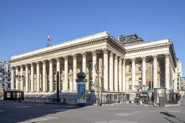 Le palais Brongniart à Paris