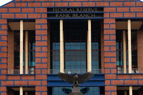 The Federal Reserve Bank in Houston, Texas, one of the three branches of the Federal Reserve Bank of Dallas