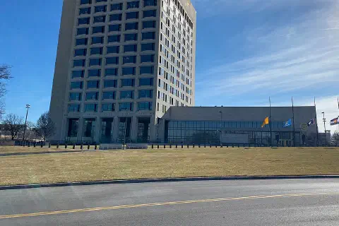 Exterior of federal reserve building in Kansas City, Missouri