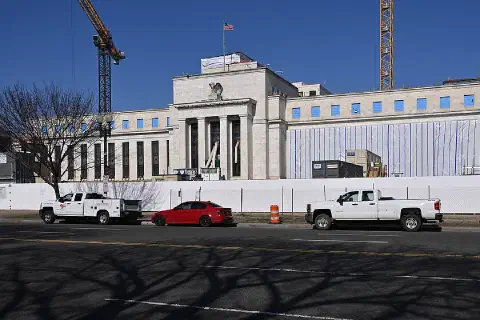 Ongoing construction at the Marriner S. Eccles Federal Reserve headquarters building