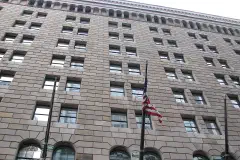 The Federal Reserve Bank of New York building.