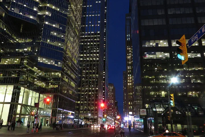 The Financial District is a business district in Toronto, Ontario, Canada, within the downtown core