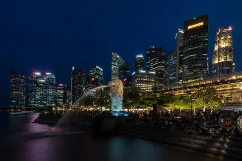 Merlion, Marina Bay, Singapore