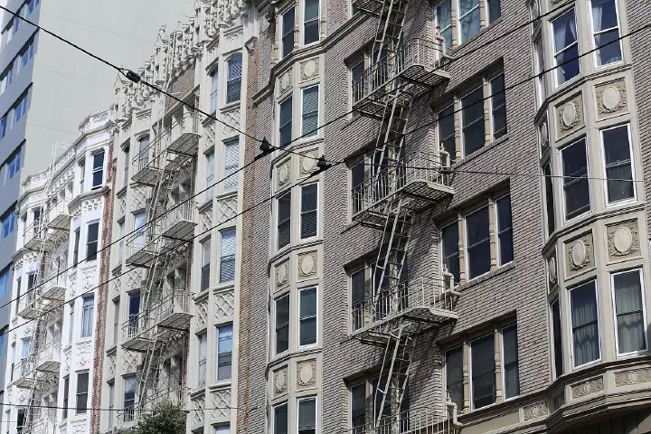 Victorian houses in San Francisco