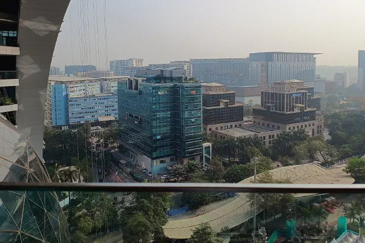 The Bandra Kurla Complex business district, Mumbai
