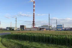 A chemical factory in Gomel, Belarus.
