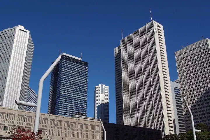The Nishi-Shinjuku skyline, Tokyo