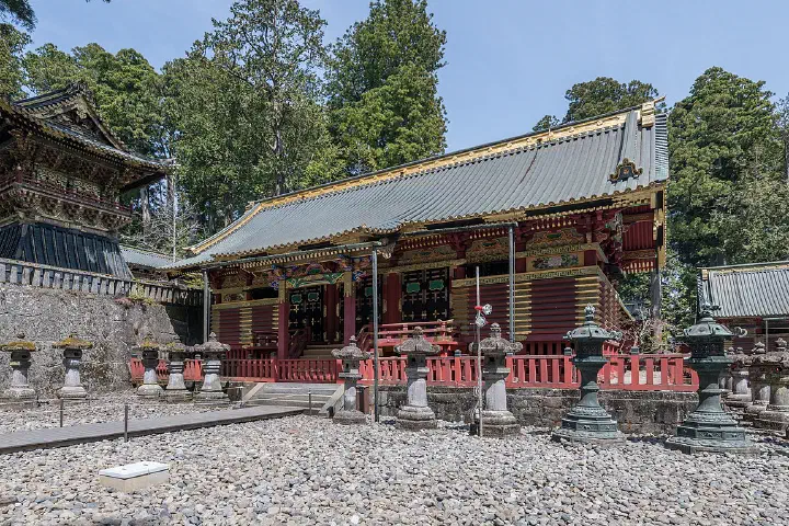 A southwest view of Kamijinko, Tōshō-gū, Nikko