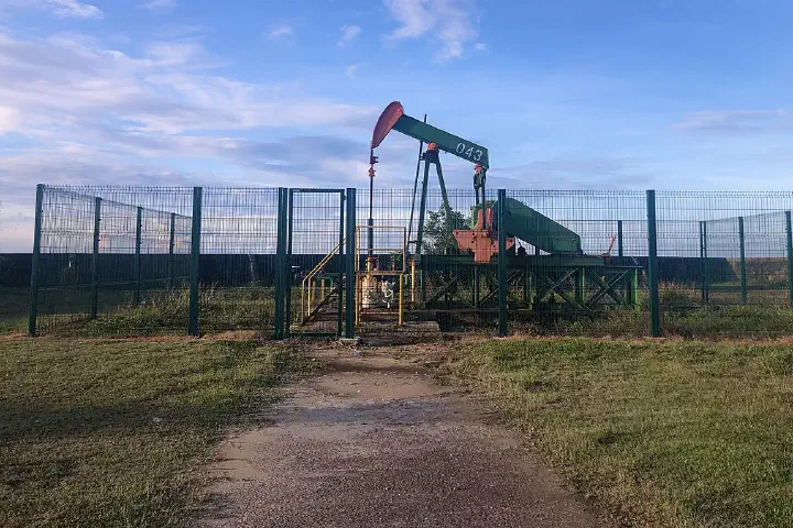 Pumpjack located near the Billionth Barrel Monument, Seria, Brunei