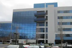 Intel's global headquarters at 2200 Mission College Boulevard, Santa Clara, California