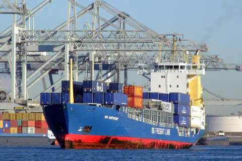 BG Antwerp, Port of Rotterdam, Holland, 06JAN2009