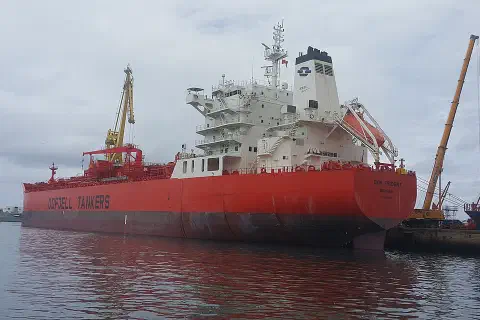 Navire BOW TRIDENT au port de Casablanca - Morocco - IMO: 9669897 Pavillon: Norway Genre du navire: Tanker Année de Construction: 2014