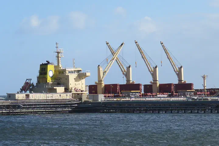 The Bulk carrier Odelmar at Kwinana Bulk Jetty, Western Australia