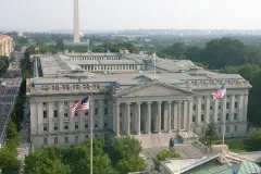 The U.S. Treasury Building, Washington.