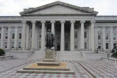 Treasury Building in Washington, D.C. in 2012