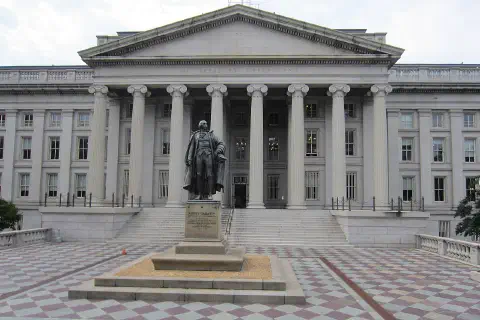 Treasury Building in Washington, D.C. in 2012