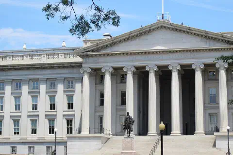 Treasury Building in Washington, D.C. in 2012