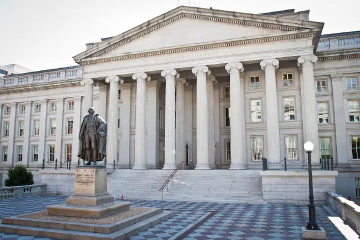 United States Treasury Washington DC 5383075936 o