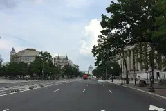 View southeast along Pennsylvania Avenue from 9th Street NW in Washington, DC