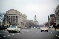 Pennsylvania Ave looking west towards the Post Office Building