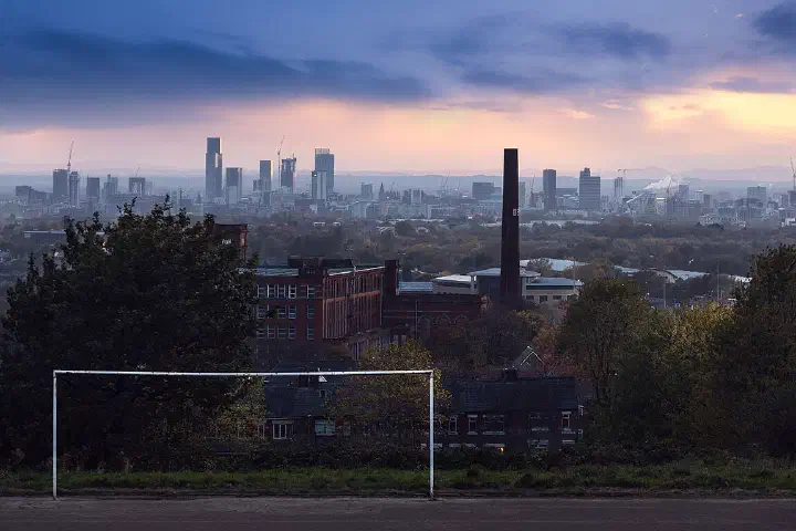 Manchester Skyline From Oldham 2020