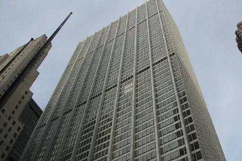One Chase Manhattan Plaza (Skidmore, Owens &amp; Merrill, 1960) is currently the 10th tallest building in New York City and the 94th tallest in the