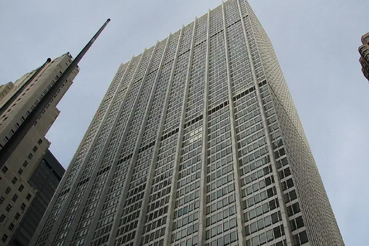 One Chase Manhattan Plaza (Skidmore, Owens &amp; Merrill, 1960) is currently the 10th tallest building in New York City and the 94th tallest in the