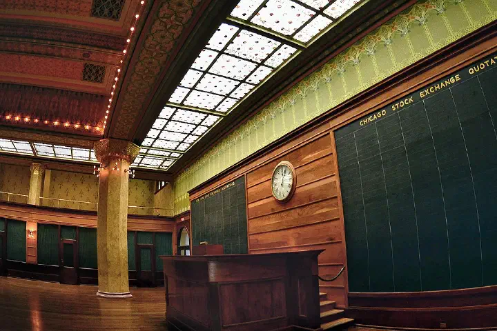 Old Chicago Stock Exchange Room (Building of 1894) at The Art Institute of Chicago